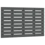 Wandbett-Kopfteil aus massivem Kiefernholz in Grau, 106 x 3 x 63 cm von vidaXL, Kopf- und Fußteile - Ref: Foro24-824715, Prei...