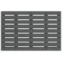 Wandbett-Kopfteil aus massivem Kiefernholz in Grau, 106 x 3 x 63 cm von vidaXL, Kopf- und Fußteile - Ref: Foro24-824715, Prei...