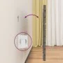 Wandbett-Kopfteil aus massivem Kiefernholz in Grau, 106 x 3 x 63 cm von vidaXL, Kopf- und Fußteile - Ref: Foro24-824715, Prei...