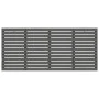 Cabecero de cama de pared madera maciza pino gris 166x3x91,5 cm de vidaXL, Cabeceros y pies de cama - Ref: Foro24-824700, Pre...