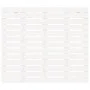 Cabecero cama de pared madera maciza pino blanco 141x3x91,5 cm de vidaXL, Cabeceros y pies de cama - Ref: Foro24-824709, Prec...