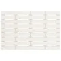 Wandbett-Kopfteil aus massivem weißem Kiefernholz, 96 x 3 x 63 cm von vidaXL, Kopf- und Fußteile - Ref: Foro24-824724, Preis:...