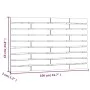 Wandbett-Kopfteil aus massivem schwarzem Kiefernholz, 106 x 3 x 63 cm von vidaXL, Kopf- und Fußteile - Ref: Foro24-824717, Pr...