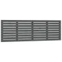 Cabecero de cama de pared madera maciza pino gris 206x3x63 cm de vidaXL, Cabeceros y pies de cama - Ref: Foro24-824720, Preci...