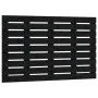 Solid black pine wood wall bed headboard 96x3x63 cm by vidaXL, Headboards and footboards - Ref: Foro24-824727, Price: 39,64 €...