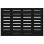 Solid black pine wood wall bed headboard 96x3x63 cm by vidaXL, Headboards and footboards - Ref: Foro24-824727, Price: 39,64 €...