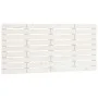 Solid white pine wood wall bed headboard 126x3x63 cm by vidaXL, Headboards and footboards - Ref: Foro24-824729, Price: 47,52 ...