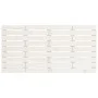 Solid white pine wood wall bed headboard 126x3x63 cm by vidaXL, Headboards and footboards - Ref: Foro24-824729, Price: 47,52 ...