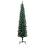 Árbol de Navidad artificial estrecho 150 LEDs 120 cm