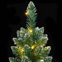 Árbol de Navidad artificial estrecho 150 LEDs 120 cm