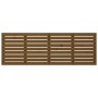 Cabecero cama pared madera maciza pino marrón miel 206x3x63 cm de vidaXL, Cabeceros y pies de cama - Ref: Foro24-824721, Prec...