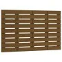 Cabecero cama pared madera maciza pino marrón miel 81x3x63 cm de vidaXL, Cabeceros y pies de cama - Ref: Foro24-824746, Preci...