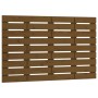 Wandbett-Kopfteil aus massivem Kiefernholz, honigbraun, 81 x 3 x 63 cm von vidaXL, Kopf- und Fußteile - Ref: Foro24-824746, P...