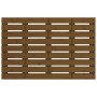 Wandbett-Kopfteil aus massivem Kiefernholz, honigbraun, 81 x 3 x 63 cm von vidaXL, Kopf- und Fußteile - Ref: Foro24-824746, P...