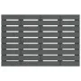 Cabecero de cama de pared madera maciza pino gris 96x3x63 cm de vidaXL, Cabeceros y pies de cama - Ref: Foro24-824725, Precio...