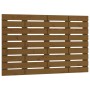 Wandbett-Kopfteil aus massivem Kiefernholz, honigbraun, 96 x 3 x 63 cm von vidaXL, Kopf- und Fußteile - Ref: Foro24-824726, P...