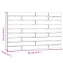 Wandbett-Kopfteil aus massivem Kiefernholz, honigbraun, 96 x 3 x 63 cm von vidaXL, Kopf- und Fußteile - Ref: Foro24-824726, P...