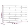 Wandbett-Kopfteil aus massivem Kiefernholz, 81 x 3 x 63 cm von vidaXL, Kopf- und Fußteile - Ref: Foro24-824743, Preis: 59,14 ...