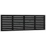 Cabecero de cama de pared madera maciza pino negro 166x3x63 cm de vidaXL, Cabeceros y pies de cama - Ref: Foro24-824752, Prec...