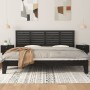 Wandbett-Kopfteil aus massivem schwarzem Kiefernholz, 166 x 3 x 63 cm von vidaXL, Kopf- und Fußteile - Ref: Foro24-824752, Pr...