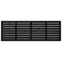 Cabecero de cama de pared madera maciza pino negro 166x3x63 cm de vidaXL, Cabeceros y pies de cama - Ref: Foro24-824752, Prec...