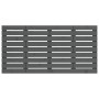 Gray pine solid wood wall bed headboard 126x3x63 cm by vidaXL, Headboards and footboards - Ref: Foro24-824730, Price: 65,04 €...