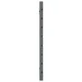 Cabecero de cama de pared madera maciza pino gris 126x3x63 cm de vidaXL, Cabeceros y pies de cama - Ref: Foro24-824730, Preci...