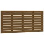 Solid pine wood wall bed headboard honey brown 156x3x63 cm by vidaXL, Headboards and footboards - Ref: Foro24-824741, Price: ...
