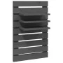 Wall table shelves 2 pcs solid gray pine wood by vidaXL, Shelves and shelves - Ref: Foro24-824765, Price: 66,33 €, Discount: %