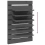 Wall table shelves 2 pcs solid gray pine wood by vidaXL, Shelves and shelves - Ref: Foro24-824765, Price: 66,33 €, Discount: %