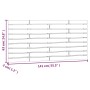 Wandbett-Kopfteil aus massivem Kiefernholz, 141 x 3 x 63 cm von vidaXL, Kopf- und Fußteile - Ref: Foro24-824758, Preis: 66,43...