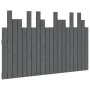 Wandbett-Kopfteil aus massivem Kiefernholz in Grau, 127,5 x 3 x 80 cm von vidaXL, Kopf- und Fußteile - Ref: Foro24-824790, Pr...