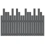 Cabecero de cama de pared madera maciza pino gris 127,5x3x80 cm de vidaXL, Cabeceros y pies de cama - Ref: Foro24-824790, Pre...