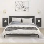 Wandtischregale, 2 Stück, massives graues Kiefernholz von vidaXL, Regale und Regale - Ref: Foro24-824770, Preis: 41,65 €, Rab...