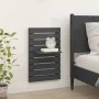 Wall table shelves 2 pcs solid gray pine wood by vidaXL, Shelves and shelves - Ref: Foro24-824770, Price: 41,65 €, Discount: %