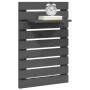 Wandtischregale, 2 Stück, massives graues Kiefernholz von vidaXL, Regale und Regale - Ref: Foro24-824770, Preis: 49,54 €, Rab...