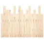 Solid pine wood wall bed headboard 108x3x80 cm by vidaXL, Headboards and footboards - Ref: Foro24-824773, Price: 57,57 €, Dis...