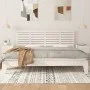 Wandbett-Kopfteil aus massivem weißem Kiefernholz, 166 x 3 x 63 cm von vidaXL, Kopf- und Fußteile - Ref: Foro24-824749, Preis...