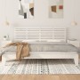 Wandbett-Kopfteil aus massivem weißem Kiefernholz, 166 x 3 x 63 cm von vidaXL, Kopf- und Fußteile - Ref: Foro24-824749, Preis...