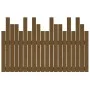 Wandbett-Kopfteil aus massivem Kiefernholz, honigbraun, 127,5 x 3 x 80 cm von vidaXL, Kopf- und Fußteile - Ref: Foro24-824791...