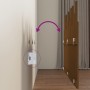 Wandbett-Kopfteil aus massivem Kiefernholz, honigbraun, 127,5 x 3 x 80 cm von vidaXL, Kopf- und Fußteile - Ref: Foro24-824791...
