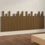 Wandbett-Kopfteil aus massivem Kiefernholz, honigbraun, 204 x 3 x 80 cm von vidaXL, Kopf- und Fußteile - Ref: Foro24-824781, ...