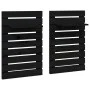 Estantes mesitas de pared 2 uds madera maciza de pino negro de vidaXL, Estantes y estanterías - Ref: Foro24-824772, Precio: 3...