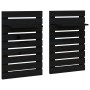 Wandtischregale 2 Stück aus massivem schwarzem Kiefernholz von vidaXL, Regale und Regale - Ref: Foro24-824772, Preis: 39,64 €...