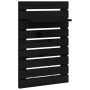 Wandtischregale 2 Stück aus massivem schwarzem Kiefernholz von vidaXL, Regale und Regale - Ref: Foro24-824772, Preis: 39,64 €...