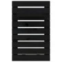 Wall table shelves 2 pcs solid black pine wood by vidaXL, Shelves and shelves - Ref: Foro24-824772, Price: 39,64 €, Discount: %