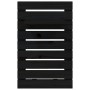 Wandtischregale 2 Stück aus massivem schwarzem Kiefernholz von vidaXL, Regale und Regale - Ref: Foro24-824772, Preis: 39,64 €...