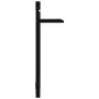 Wall table shelves 2 pcs solid black pine wood by vidaXL, Shelves and shelves - Ref: Foro24-824772, Price: 39,64 €, Discount: %