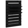 Wall table shelves 2 pcs solid black pine wood by vidaXL, Shelves and shelves - Ref: Foro24-824767, Price: 55,42 €, Discount: %