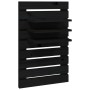 Wandtischregale 2 Stück aus massivem schwarzem Kiefernholz von vidaXL, Regale und Regale - Ref: Foro24-824767, Preis: 56,06 €...